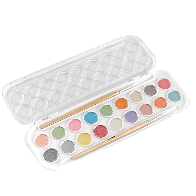 Комплет акварел со 18 бои Metallic Watercolor Perfect Travel акварел